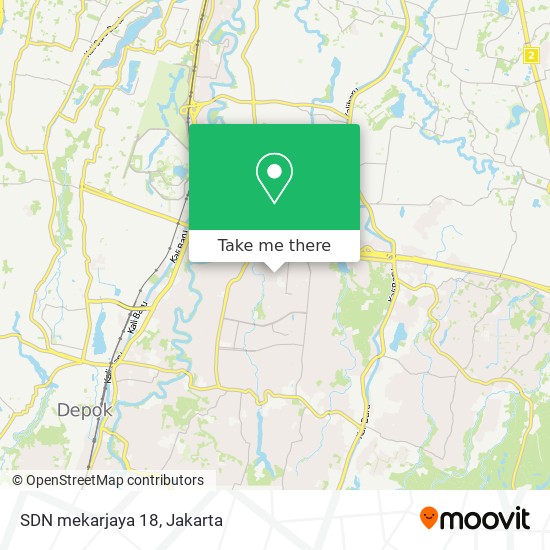 SDN mekarjaya 18 map