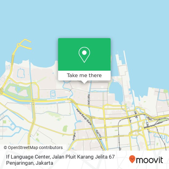If Language Center, Jalan Pluit Karang Jelita 67 Penjaringan map