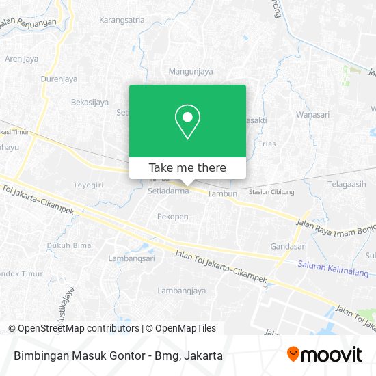 Bimbingan Masuk Gontor - Bmg map