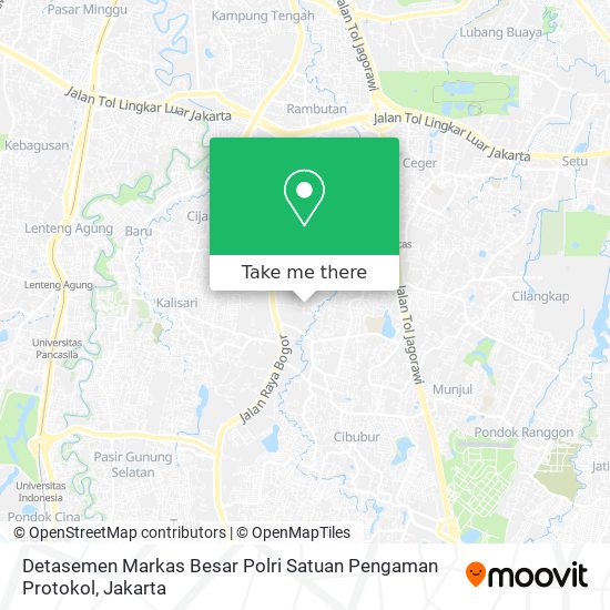 Detasemen Markas Besar Polri Satuan Pengaman Protokol map