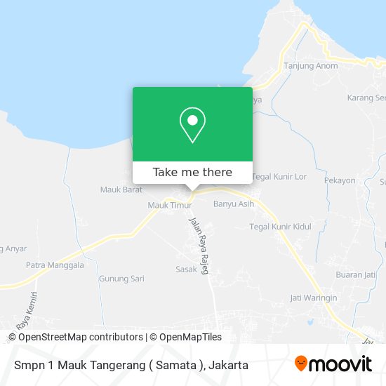 Smpn 1 Mauk Tangerang ( Samata ) map