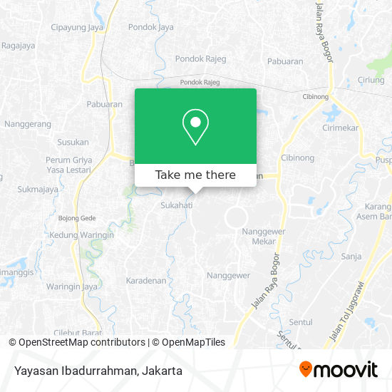 Yayasan Ibadurrahman map