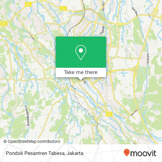 Pondok Pesantren Tabesa, Jalan Otto Iskandar Dinata Bogor Tengah map