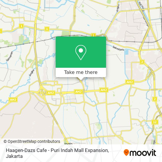 Haagen-Dazs Cafe - Puri Indah Mall Expansion map