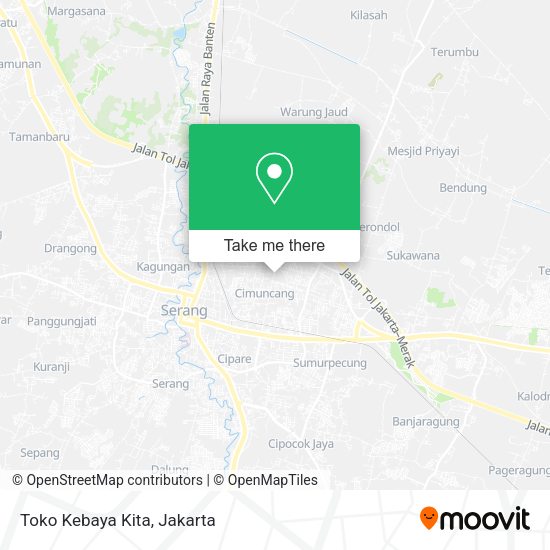 Toko Kebaya Kita, Jalan KH Abdul Latief map