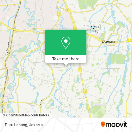 Putu Lanang map