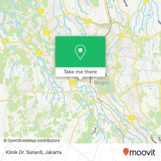 Klinik Dr. Sunardi map