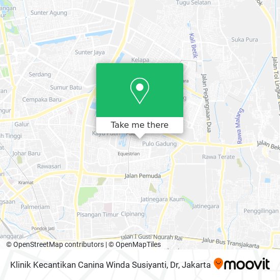 Klinik Kecantikan Canina Winda Susiyanti, Dr map