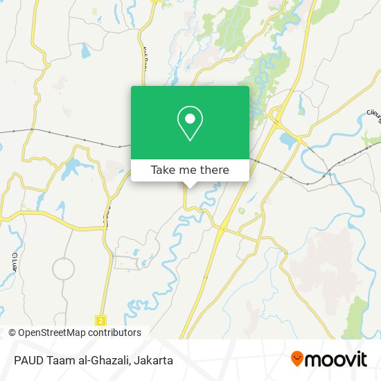 PAUD Taam al-Ghazali map