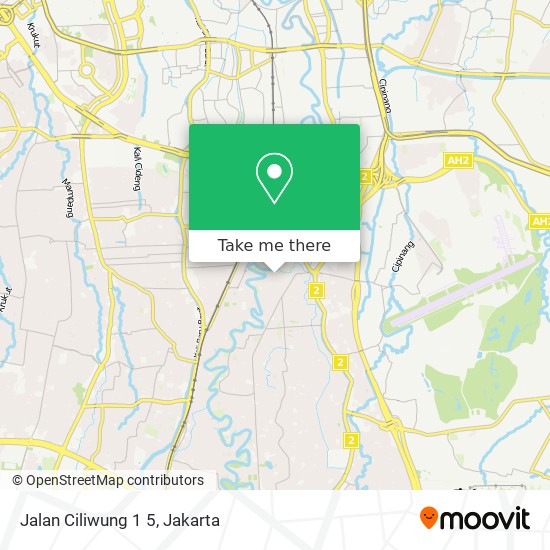 Jalan Ciliwung 1 5 map