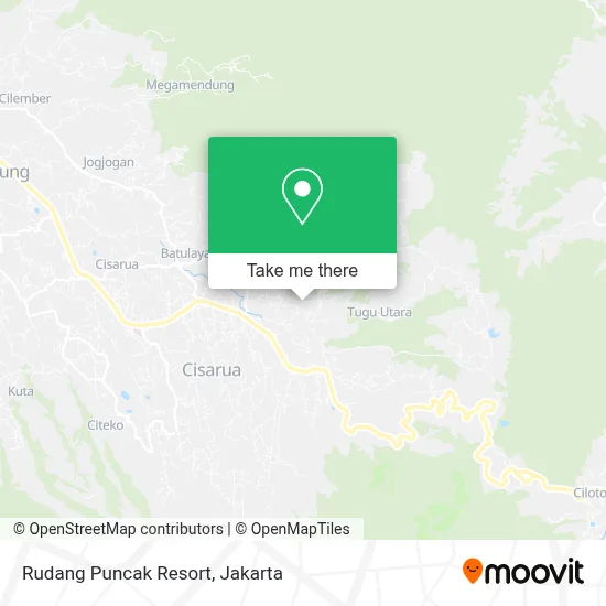 Rudang Puncak Resort map