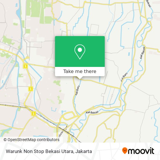 Warunk Non Stop Bekasi Utara map