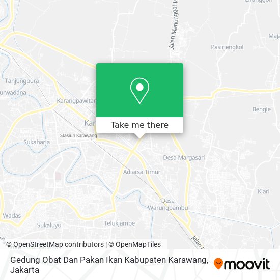 Gedung Obat Dan Pakan Ikan Kabupaten Karawang map
