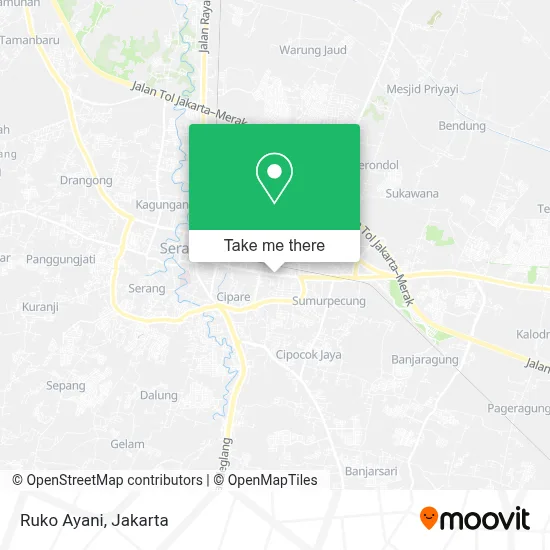 Ruko Ayani map