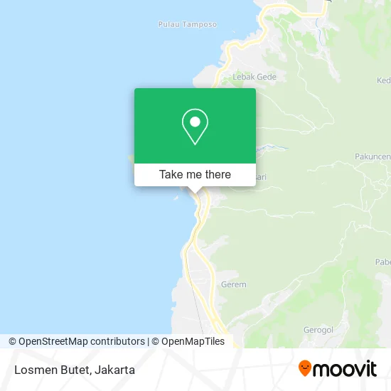 Losmen Butet map