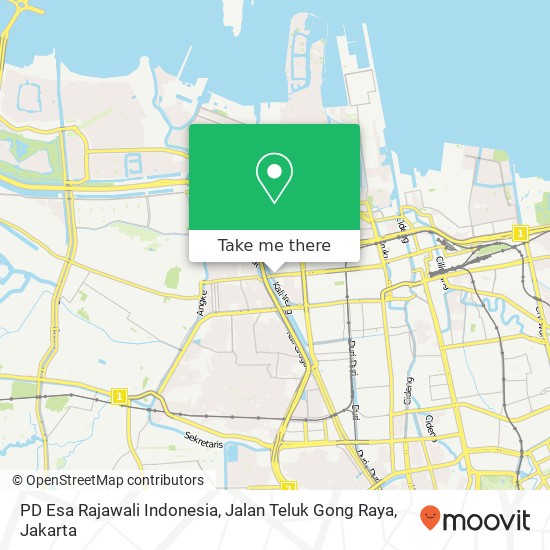 PD Esa Rajawali Indonesia, Jalan Teluk Gong Raya map