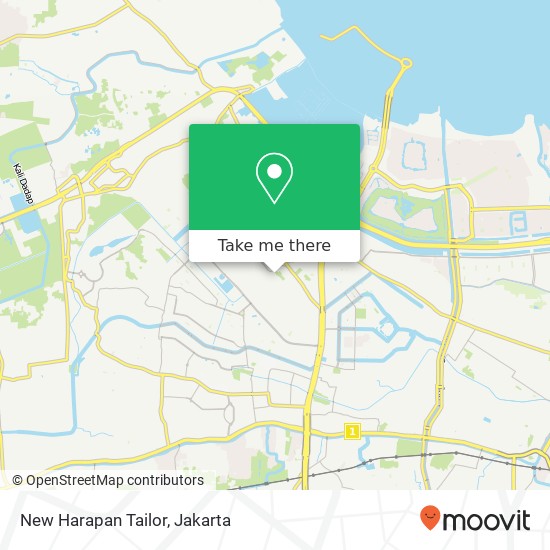 New Harapan Tailor, Jalan Jaya 25 Cengkareng map