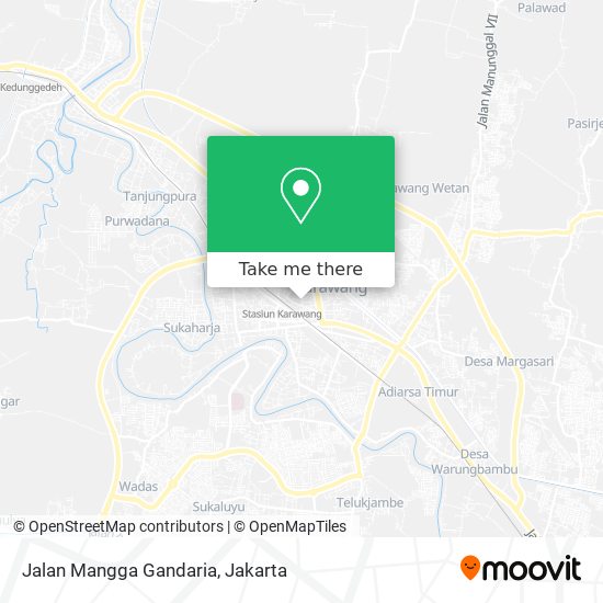 Jalan Mangga Gandaria map