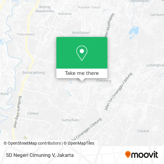 SD Negeri Cimuning V map