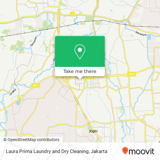 Laura Prima Laundry and Dry Cleaning, Jalan Batu Mulia Kembangan map