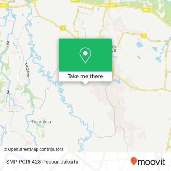 SMP PGRI 428 Peusar, Jalan Desa Cibarenguok map