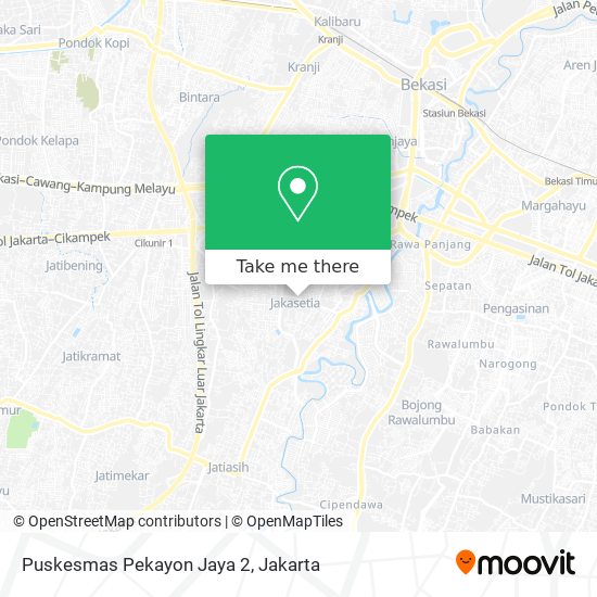 Puskesmas Pekayon Jaya 2 map