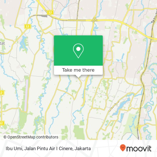 Ibu Umi, Jalan Pintu Air I Cinere map