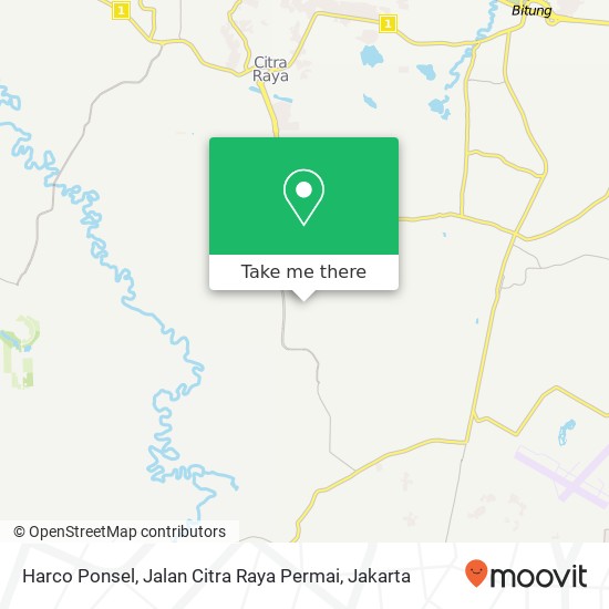 Harco Ponsel, Jalan Citra Raya Permai map