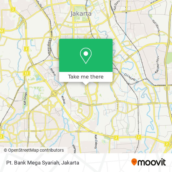 Pt. Bank Mega Syariah map