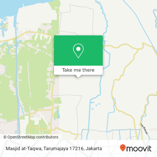 Masjid at-Taqwa, Tarumajaya 17216 map