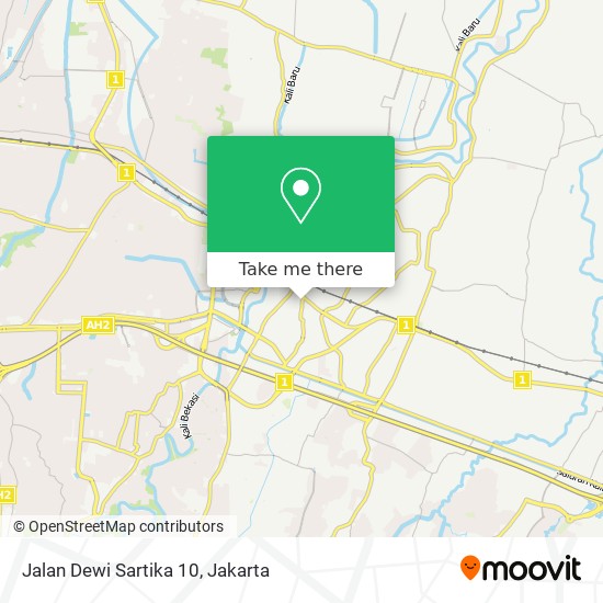 Jalan Dewi Sartika 10 map