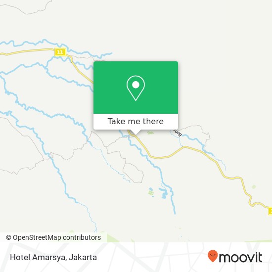 Hotel Amarsya, Cisarua map