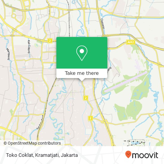 Toko Coklat, Kramatjati map