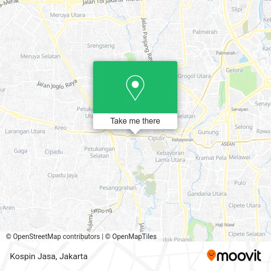 Kospin Jasa map