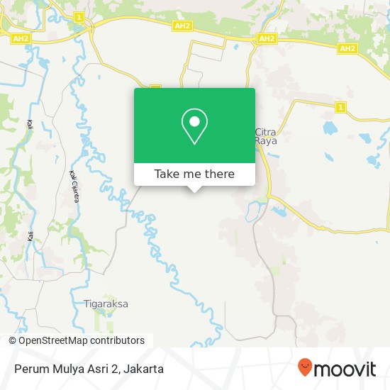 Perum Mulya Asri 2, Cikupa map