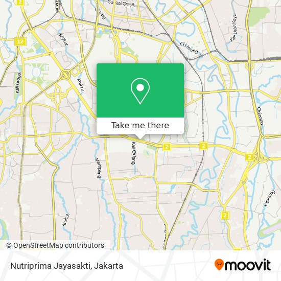 Nutriprima Jayasakti map