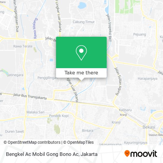 Bengkel Ac Mobil Gong Bono Ac map
