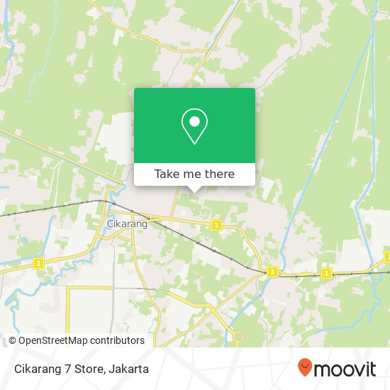 Cikarang 7 Store map