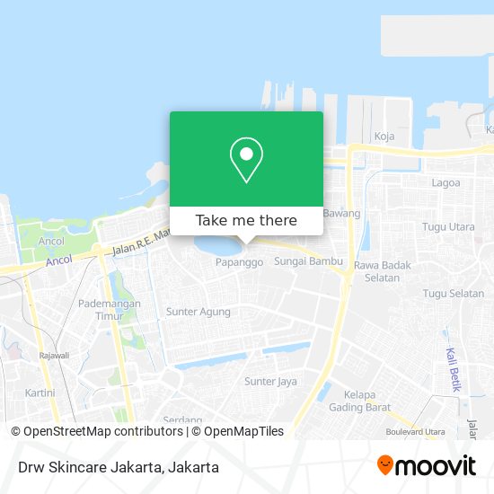 Drw Skincare Jakarta map