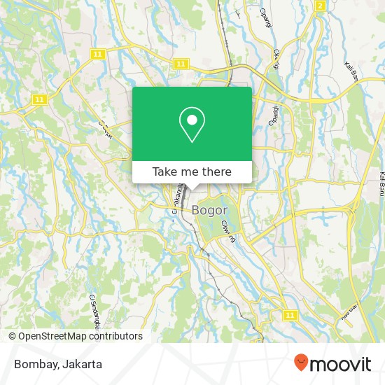 Bombay, Jalan Pengadilan Bogor Tengah map