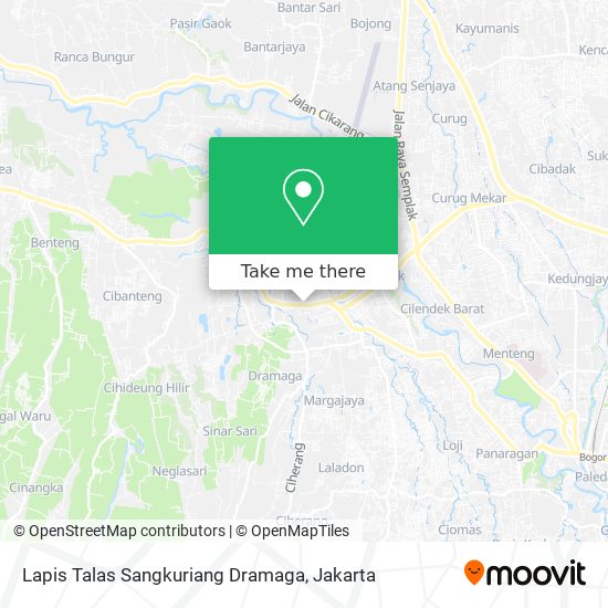 Lapis Talas Sangkuriang Dramaga map