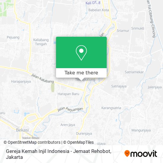 Gereja Kemah Injil Indonesia - Jemaat Rehobot map
