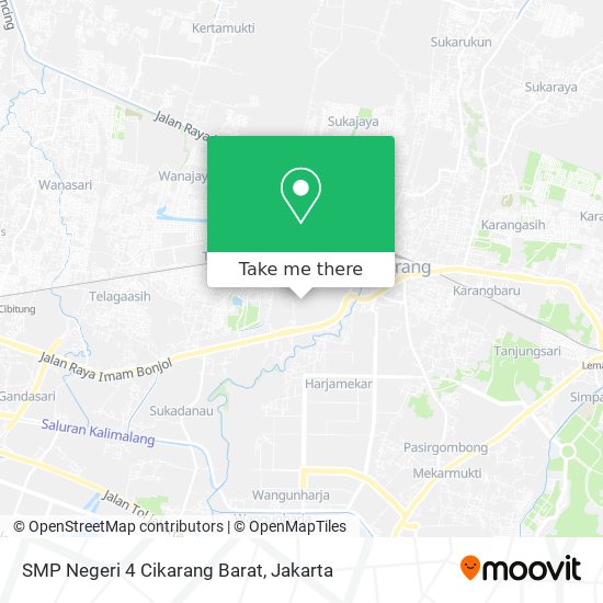 SMP Negeri 4 Cikarang Barat map