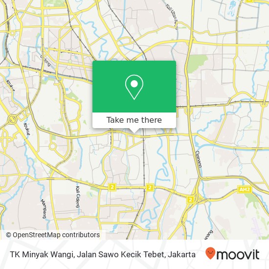 TK Minyak Wangi, Jalan Sawo Kecik Tebet map