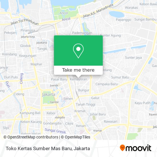 Toko Kertas Sumber Mas Baru map