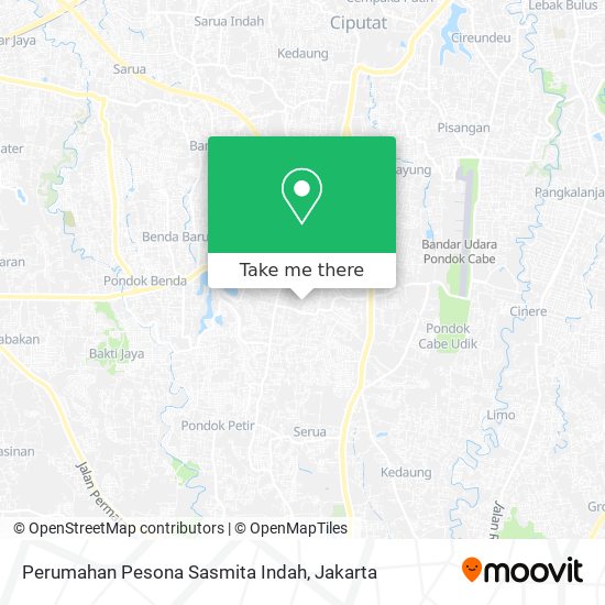 Perumahan Pesona Sasmita Indah map