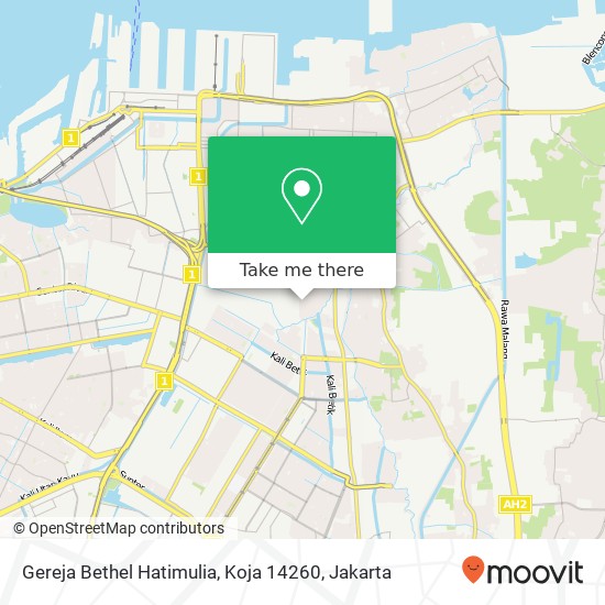 Gereja Bethel Hatimulia, Koja 14260 map