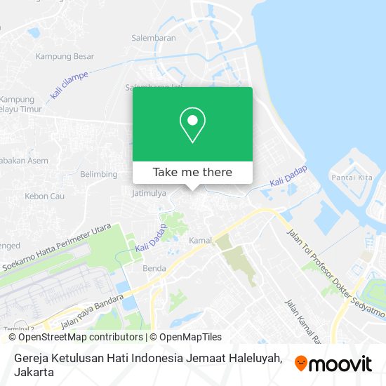 Gereja Ketulusan Hati Indonesia Jemaat Haleluyah map