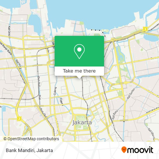 Bank Mandiri map