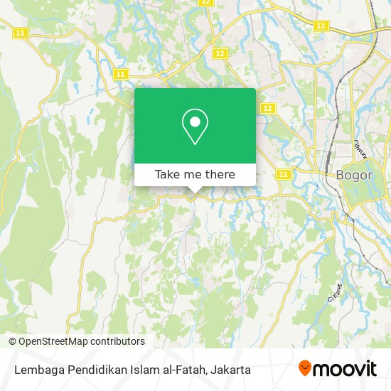 Lembaga Pendidikan Islam al-Fatah map